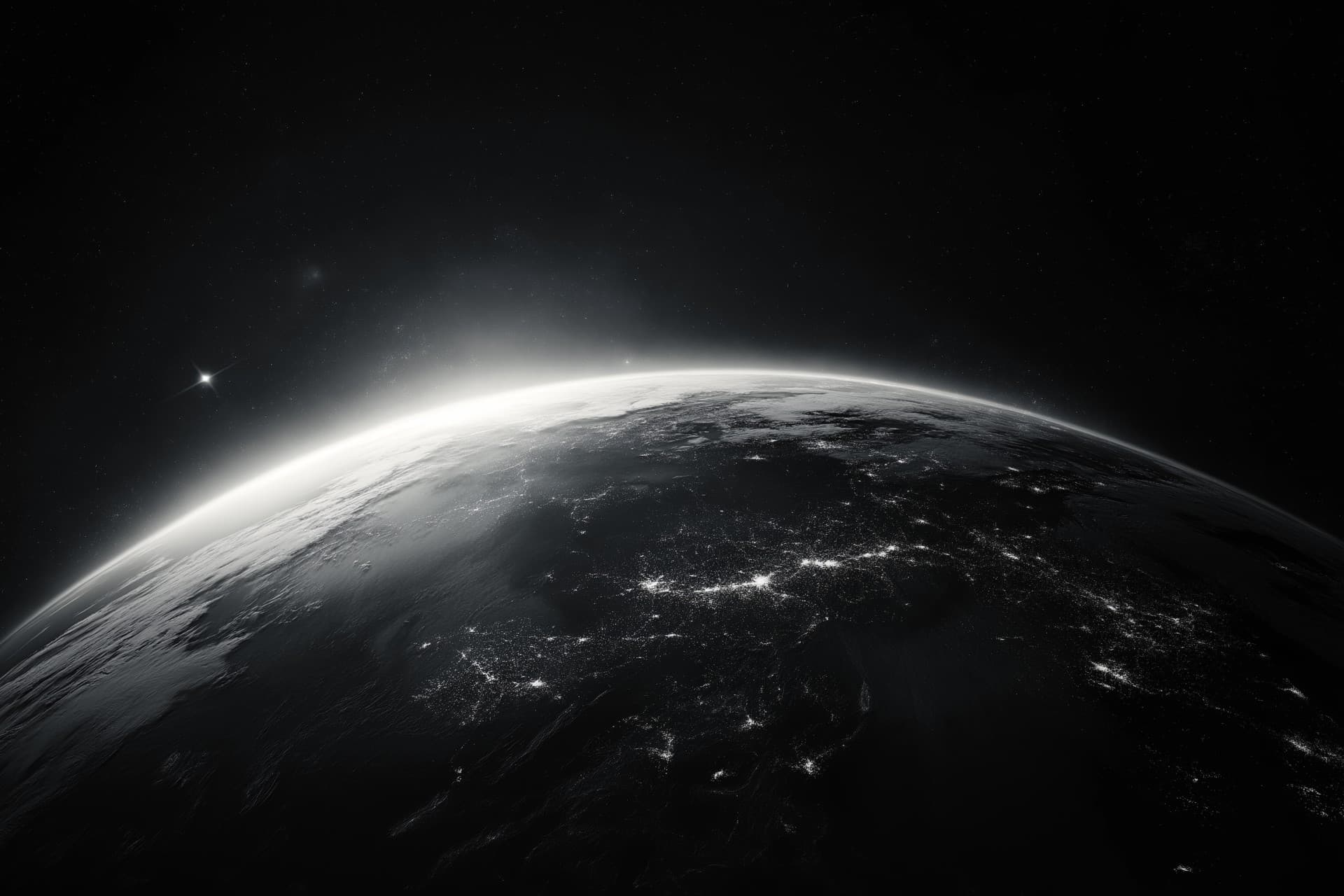 Earth view from space
